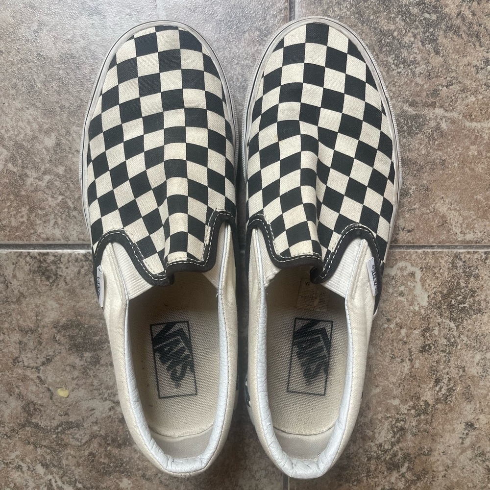 Checkered Vans